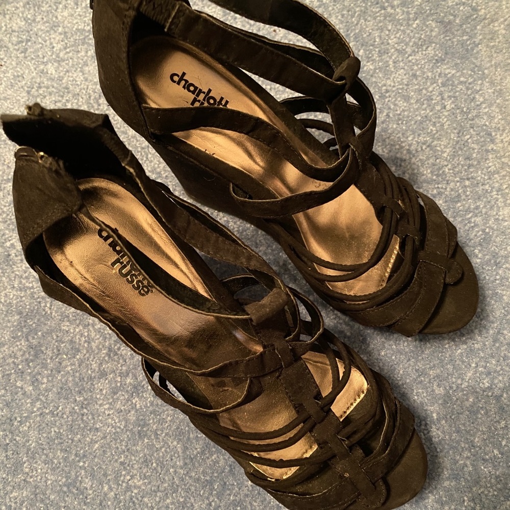 3 pairs of wedge heels for $20 total!!